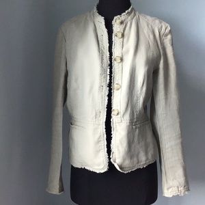 Micheal Micheal Kors Linen Tan Blazer